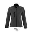 Damska kurtka softshell slim L863 - Charcoal Grey (Solid)