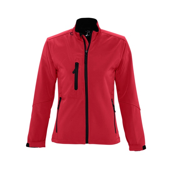 Kurtka Softshell Damska Slim Wodoodporna L863 - Pepper Red