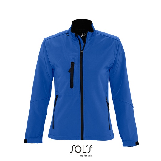 Kurtka Softshell Damska Slim Wodoodporna L863 - Royal Blue 241