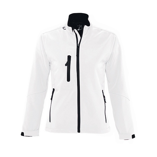Kurtka Softshell Damska Slim Wodoodporna L863 - White