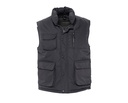 Kamizelka Klasyczna Mikrofaza Wodoodporna L865 - Charcoal Grey (Solid)