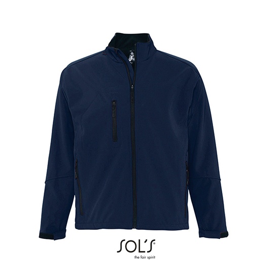 Kurtka Klasyczna Softshell Wodoodporna L866 - Abyss Blue