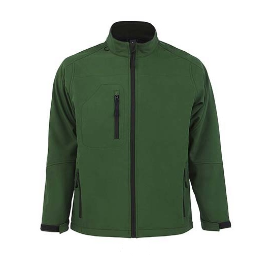 Kurtka Klasyczna Softshell Wodoodporna L866 - Bottle Green