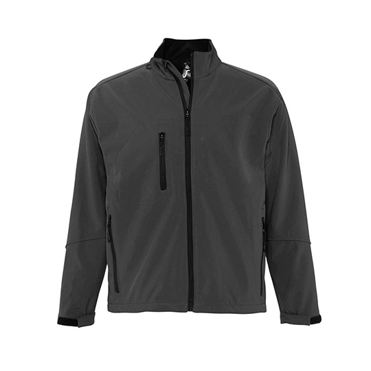 Kurtka Klasyczna Softshell Wodoodporna L866 - Charcoal Grey (Solid)