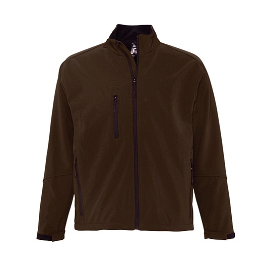 Kurtka Klasyczna Softshell Wodoodporna L866 - Dark Chocolate
