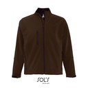 Kurtka Klasyczna Softshell Wodoodporna L866 - Dark Chocolate