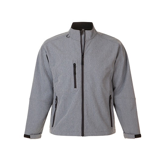 Kurtka Klasyczna Softshell Wodoodporna L866 - Grey Melange