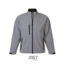 Kurtka Klasyczna Softshell Wodoodporna L866 - Grey Melange