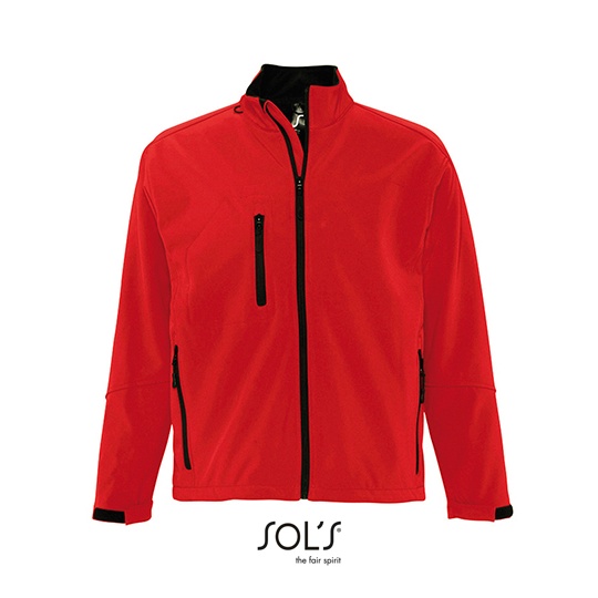 Kurtka Klasyczna Softshell Wodoodporna L866 - Pepper Red
