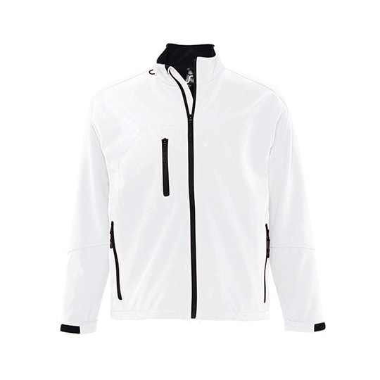Kurtka Klasyczna Softshell Wodoodporna L866 - White