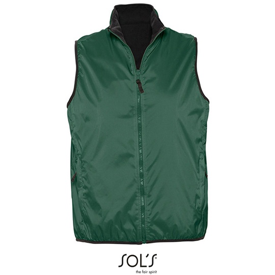 Bezrekawnik Klasyczny Dwustronny Wodoodporny L867 - Forest Green
