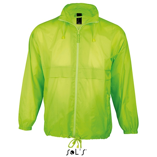 Kurtka Klasyczna Wodoodporna Nylon 210T L889 - Neon Lime