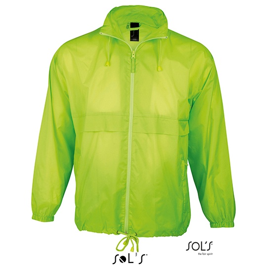 Kurtka Klasyczna Wodoodporna Nylon 210T L889 - Neon Lime