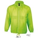 Kurtka Klasyczna Wodoodporna Nylon 210T L889 - Neon Lime
