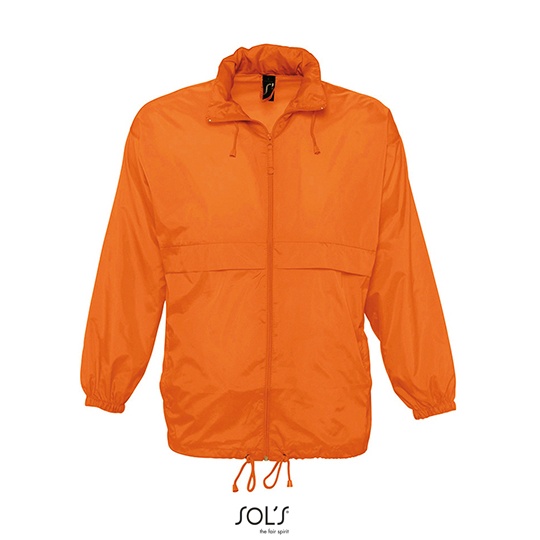 Kurtka wiatrówka unisex L889 - Orange