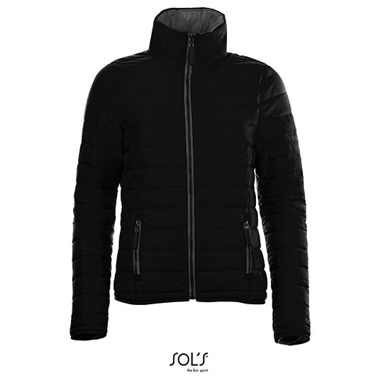 Kurtka Damska Slim Pikowana Wodoodporna L914 - Black