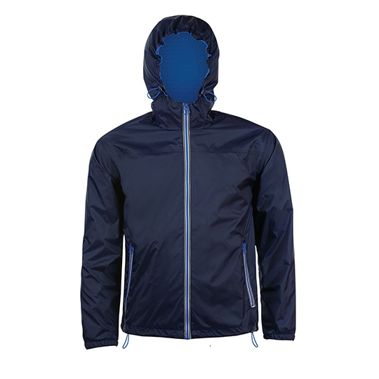 Kurtka Wiatrowka Unisex Wodoodporna L947 - Navy & Royal Blue 241