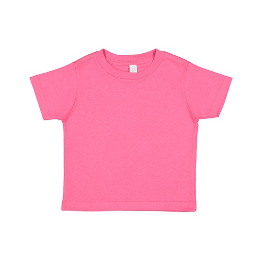 Koszulka Dziecieca Klasyczna Bawelna Czesana LA3321 - Hot Pink