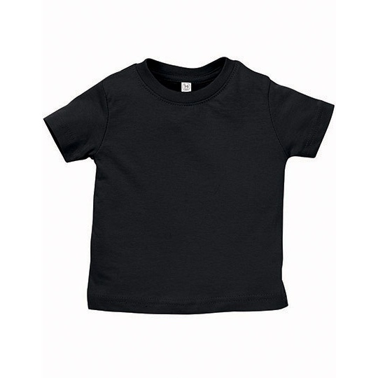 Koszulka Klasyczna Bawełniana Czesana LA3322 - Black