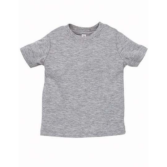Koszulka Klasyczna Bawelniana Czesana LA3322 - Heather Grey