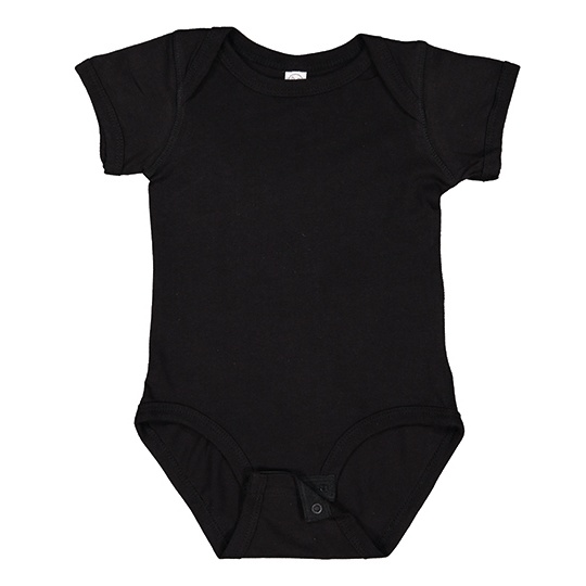 Body Niemowlece Bawelniane LA4424N - Black