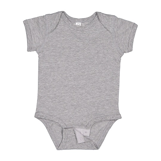 Body Niemowlęce Bawełniane LA4424N - Heather Grey