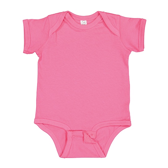 Body Niemowlęce Bawełniane LA4424N - Hot Pink