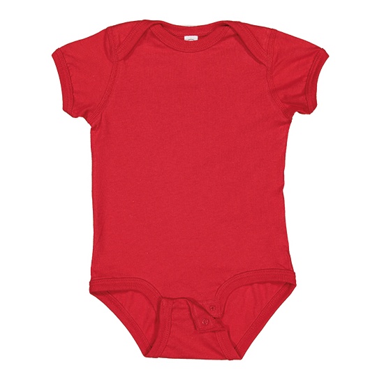 Body Niemowlece Bawelniane LA4424N - Red