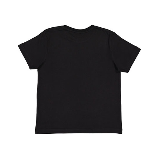 T-shirt Klasyczny Bawelniany Czesany LA6101 - Black