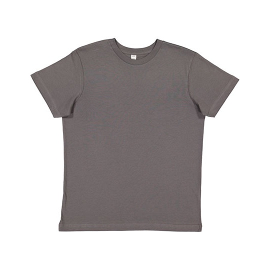T-shirt Klasyczny Bawelniany Czesany LA6101 - Charcoal