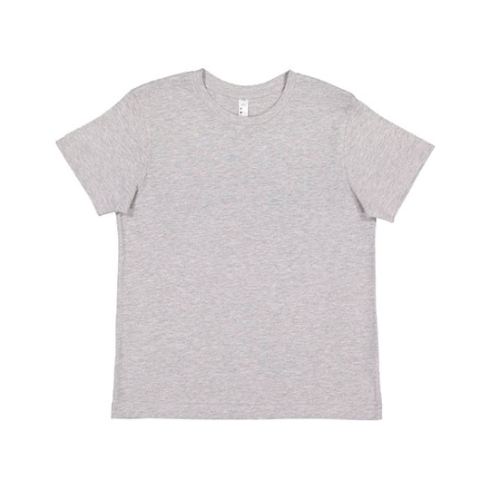 T-shirt Klasyczny Bawelniany Czesany LA6101 - Heather Grey