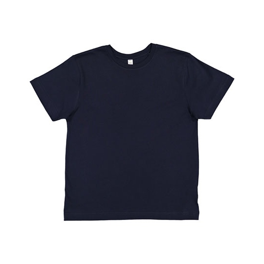 T-shirt Klasyczny Bawelniany Czesany LA6101 - Navy