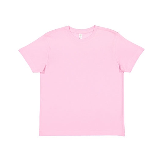 T-shirt Klasyczny Bawełniany Czesany LA6101 - Pink
