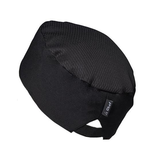 Czapka medyczna z elastycznym tyłem LF037F - Black