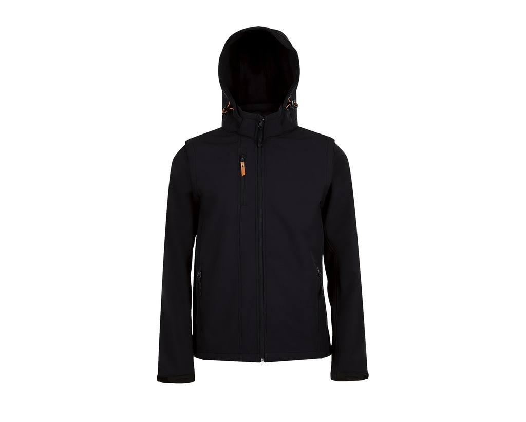 Kurtka Softshell Unisex Wodoodporna Oddychająca LP01647 - Black