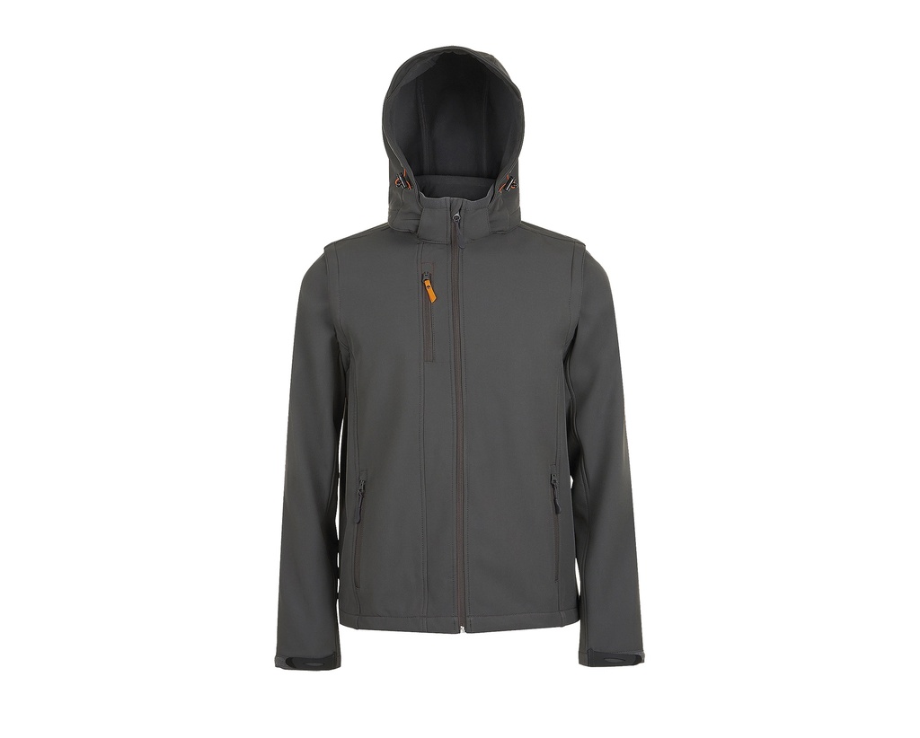 Kurtka Softshell Unisex Wodoodporna Oddychająca LP01647 - Charcoal Grey