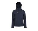 Kurtka Softshell Unisex odpinany kaptur i rękawy LP01647 - French Navy