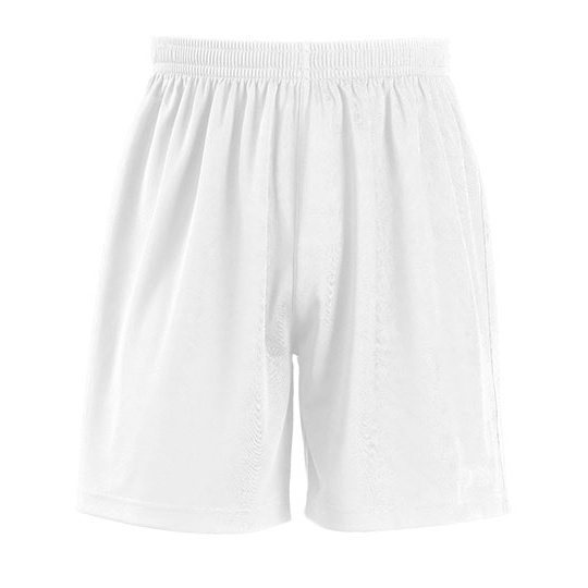 Szorty Dzieciece Klasyczne Poliester LT01222 - White