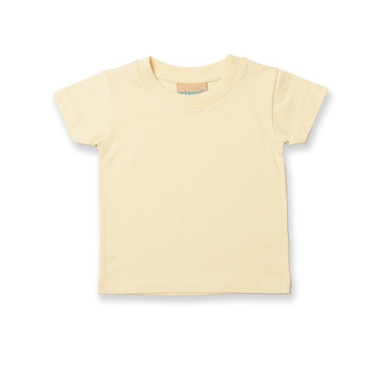 Koszulka Dziecięca Klasyczna Bawełniana LW020 - Pale Yellow