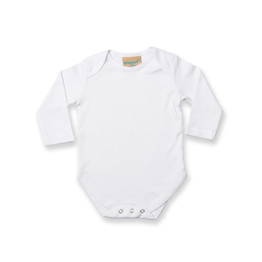 Body niemowlece z dlugim rekawem LW052 - White