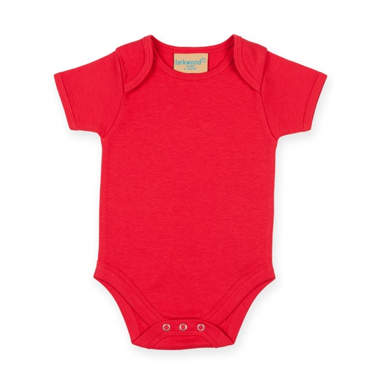Body Krótki Rękaw Bawełniane Interlock LW055 - Red