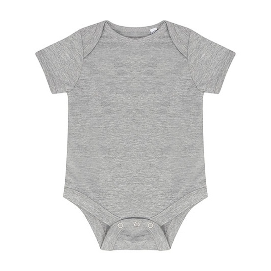 Body Krotki Rekaw Bawelniane LW500 - Heather Grey
