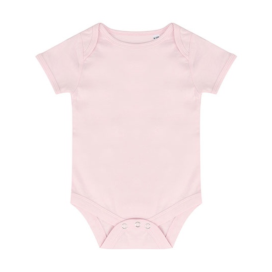 Body Krótki Rękaw Bawełniane LW500 - Pale Pink