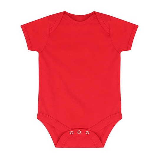 Body Krótki Rękaw Bawełniane LW500 - Red