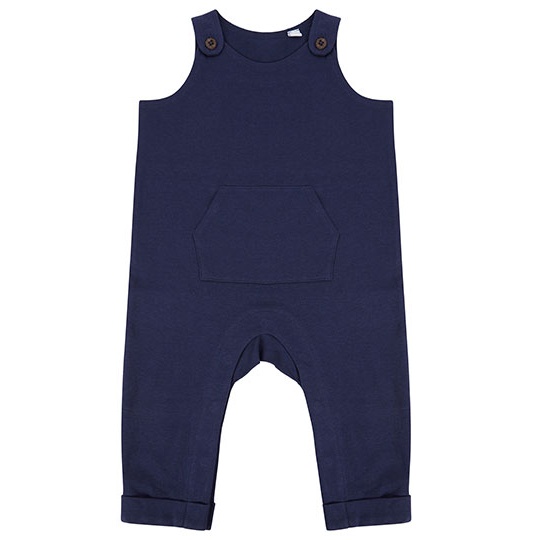 Ogrodniczki Dziecięce Bawełna Organiczna Interlock LW651 - Navy