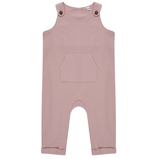 Ogrodniczki Dzieciece Bawelna Organiczna Interlock LW651 - Soft Pink