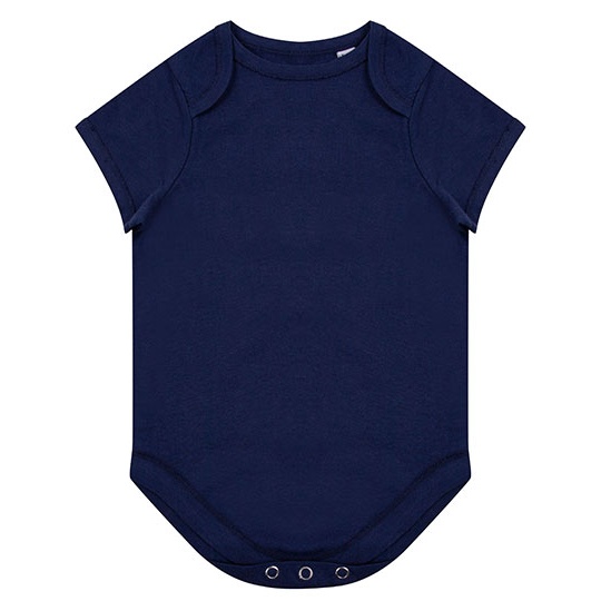 Body Niemowlece Krotki Rekaw Bawelniane Organiczne LW655 - Navy