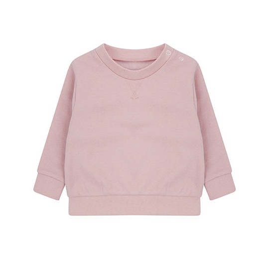 Bluza Dziecieca Dlugi Rekaw Regenerowana Bawelna LW800 - Soft Pink