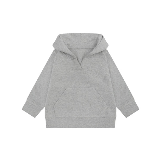 Bluza Dziecieca z Kapturem Regenerowana Bawelna Poliester Recykling LW802 - Heather Grey