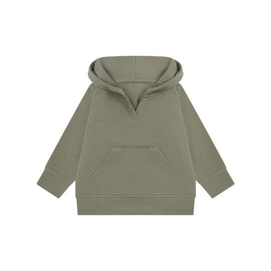 Bluza Dziecieca z Kapturem Regenerowana Bawelna Poliester Recykling LW802 - Khaki
